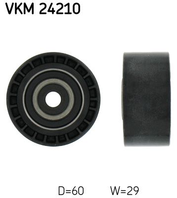 SKF Umlenk-/Führungsrolle, Zahnriemen (VKM 24210) Thumbnail